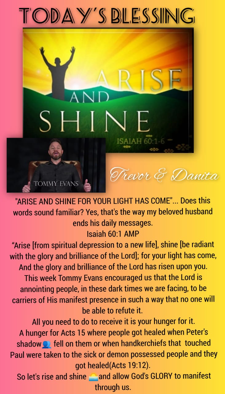 Arise and Shine
