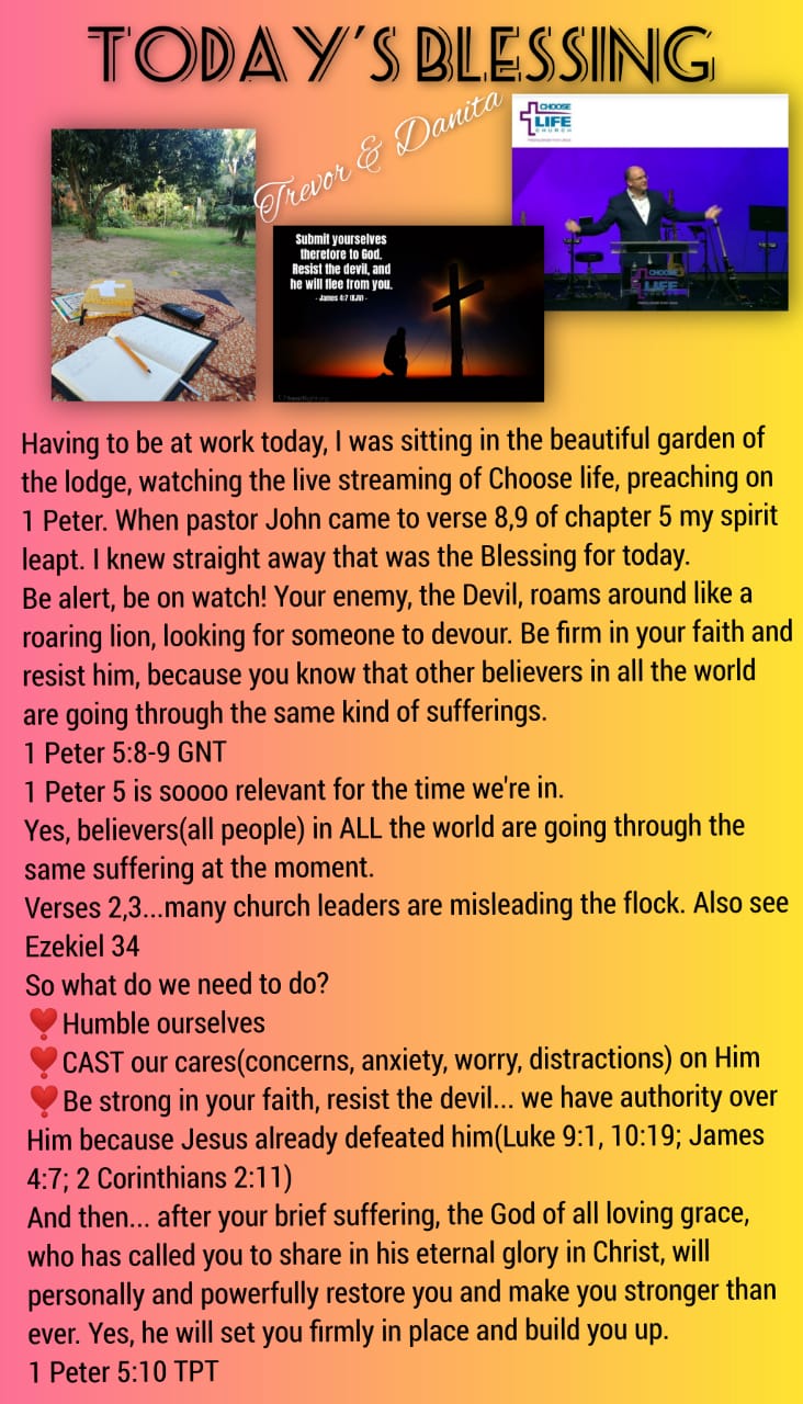 Be Alert and Watchful