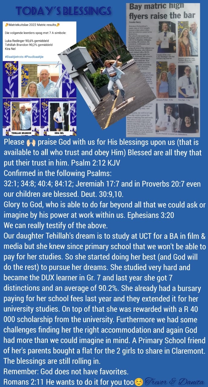 Blessings for Trusting