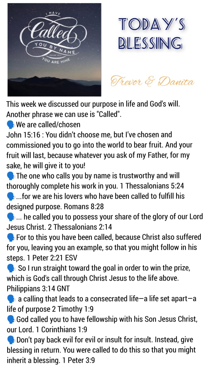 Called you by Name