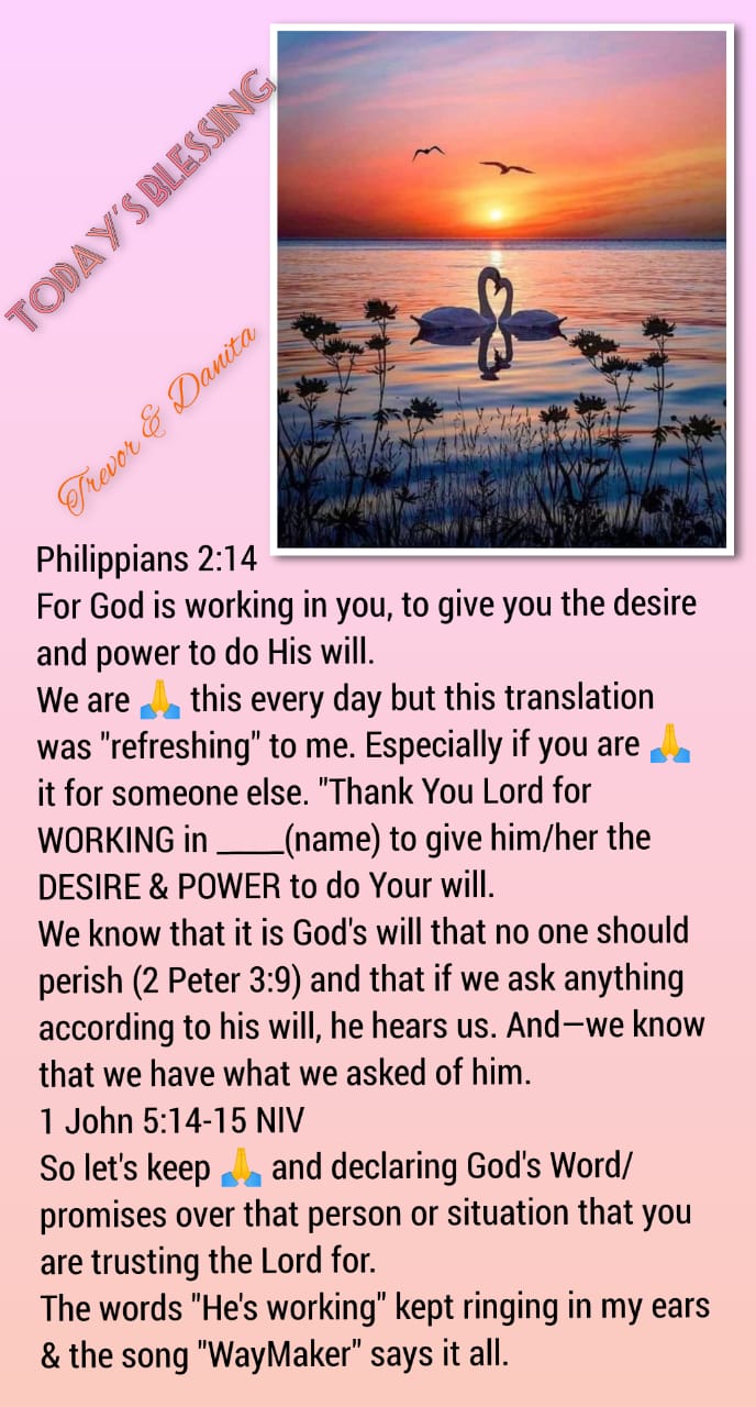 God working in you