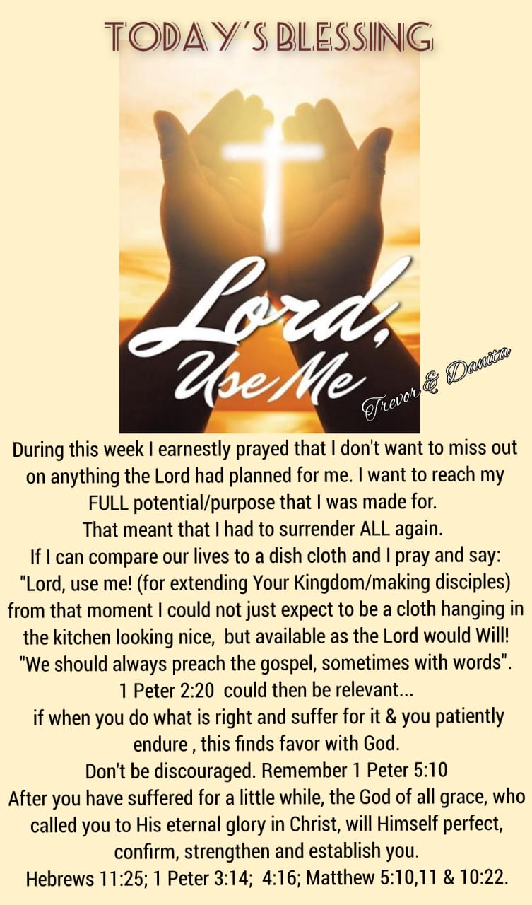 Lord use me