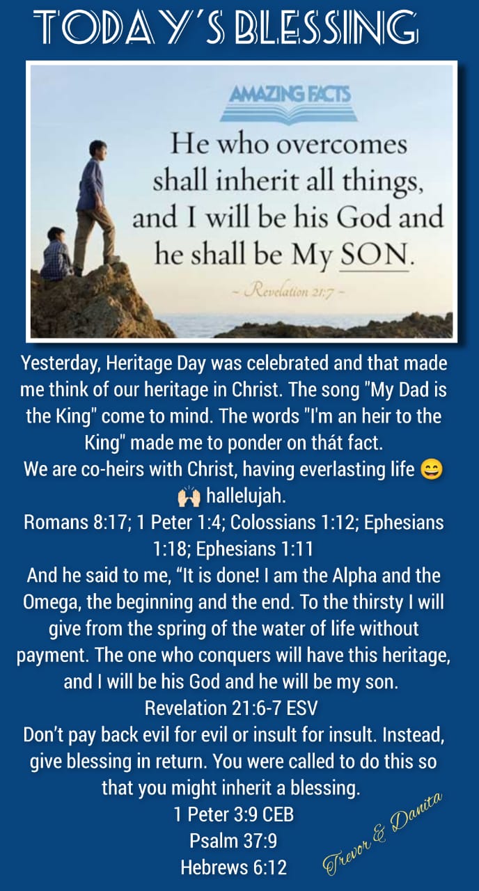 Our inheritance