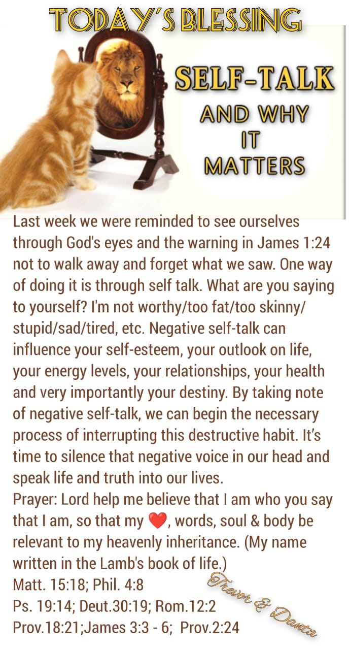 Self talk is important