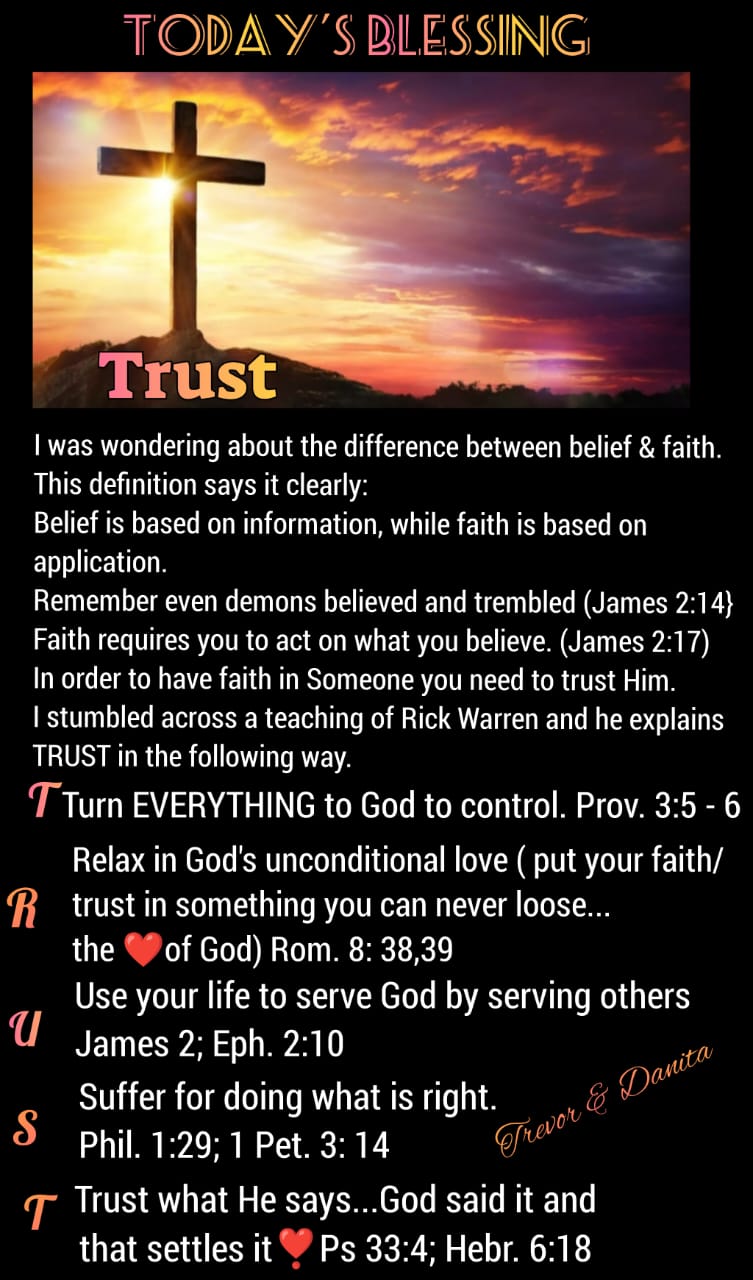 Trust God