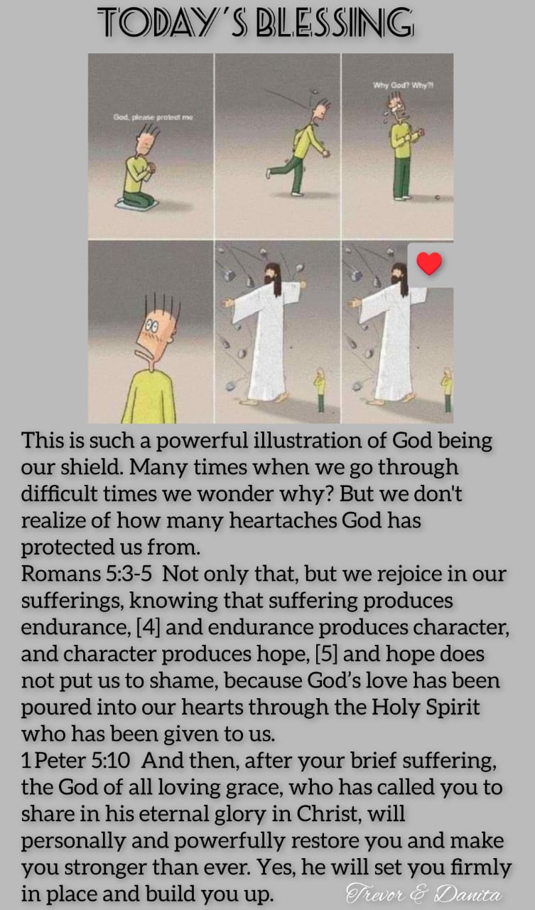 God being your shield