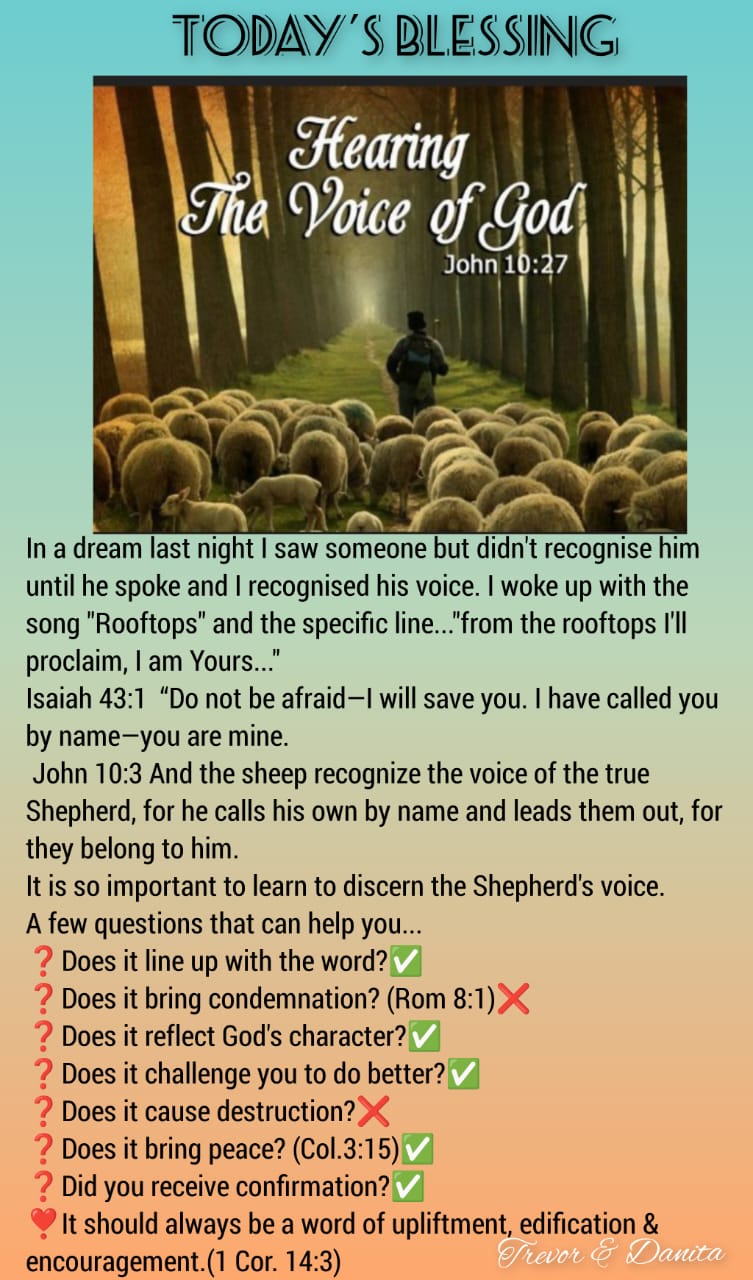 Hearing Voice of God