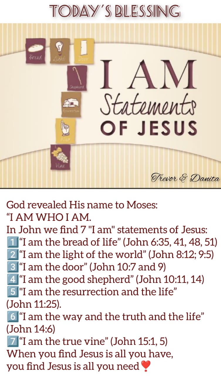 I AM said Jesus