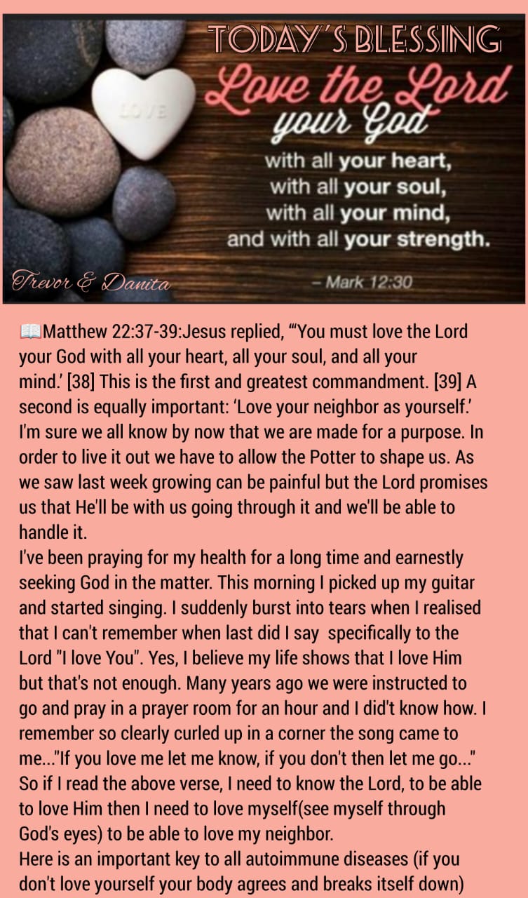 Love your God