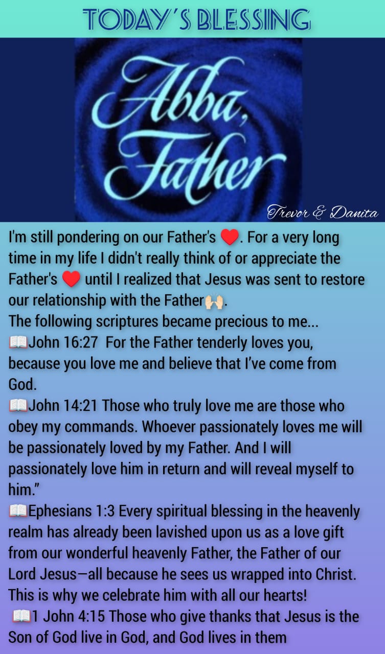 Pondering our Fathers Love