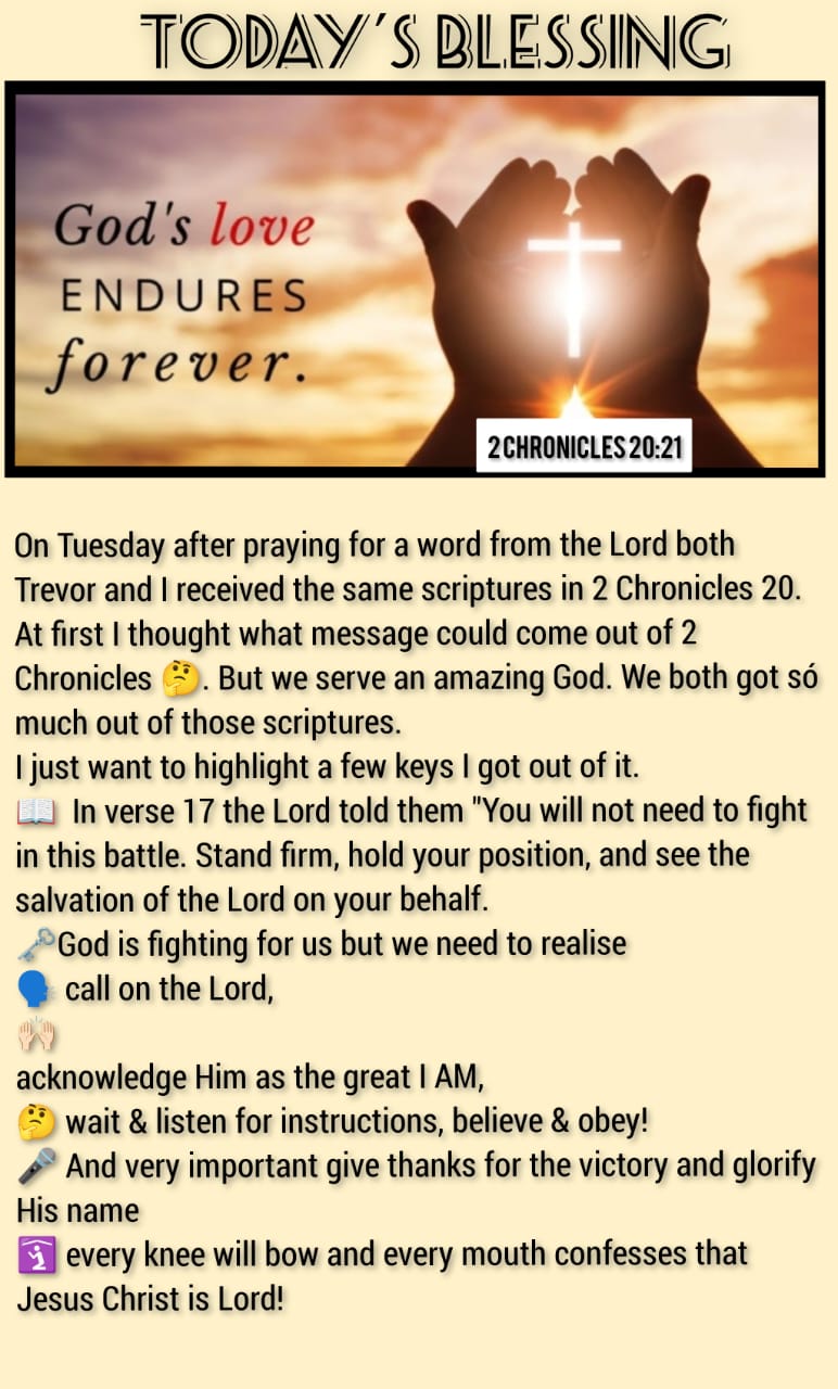 Gods Love Endures Forever